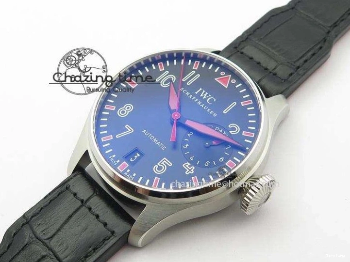 MIROTIME 0220 RelaxedFit Big Pilot Real PR IW500435 “Muhammad Ali” ZF Best Edition On Black Leather Strap A 7295